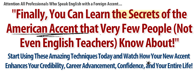 american accent audio course American Accent Training