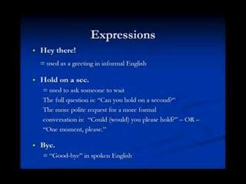 american slang video lesson 2