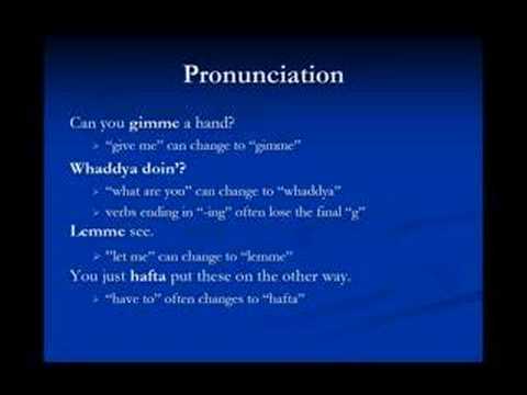 american slang video lesson 4