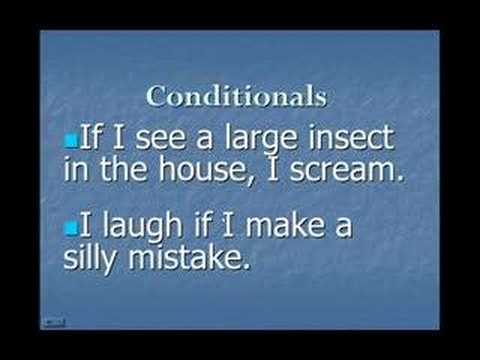 grammar lesson 2a conditionals