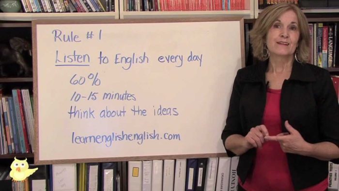 rule 1 listen to easy english ev