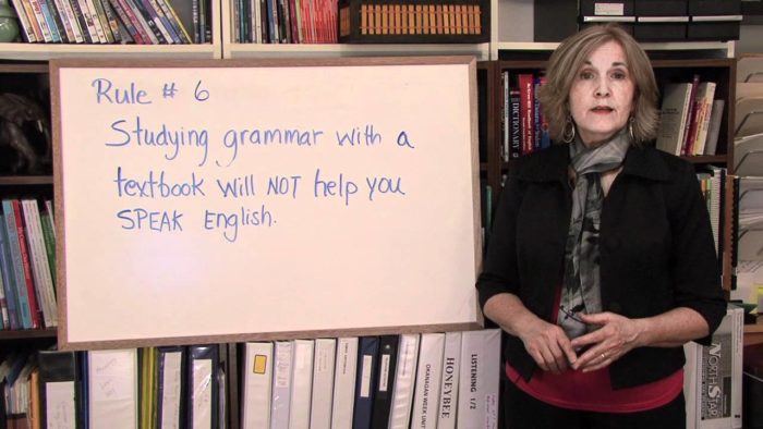 rule 6 do not study grammar to s