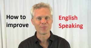 how to improve English speaking at home