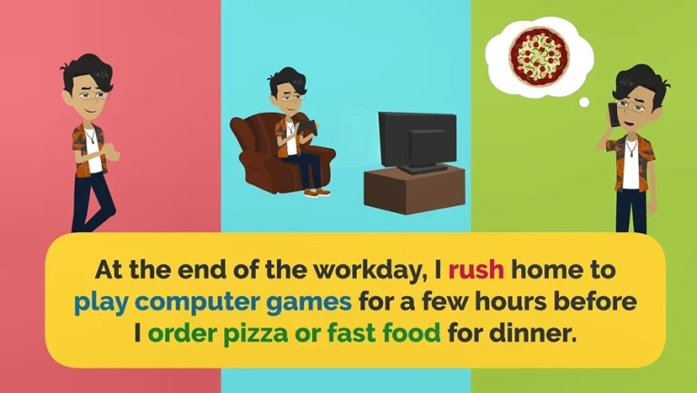 Learn English daily routine vocabulary 6 Learn English daily routine vocabulary