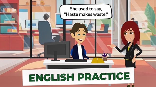 Learn English idioms with daily conversations